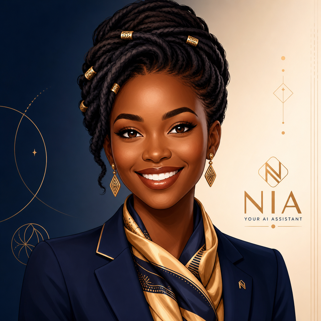 Nia, an AI assistant avatar